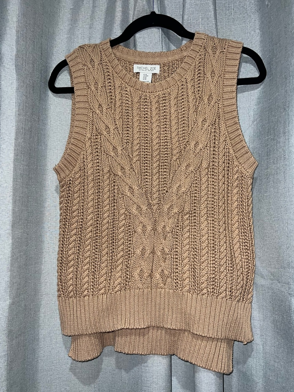 Rachel Zoe Cable Knit Sweater Vest